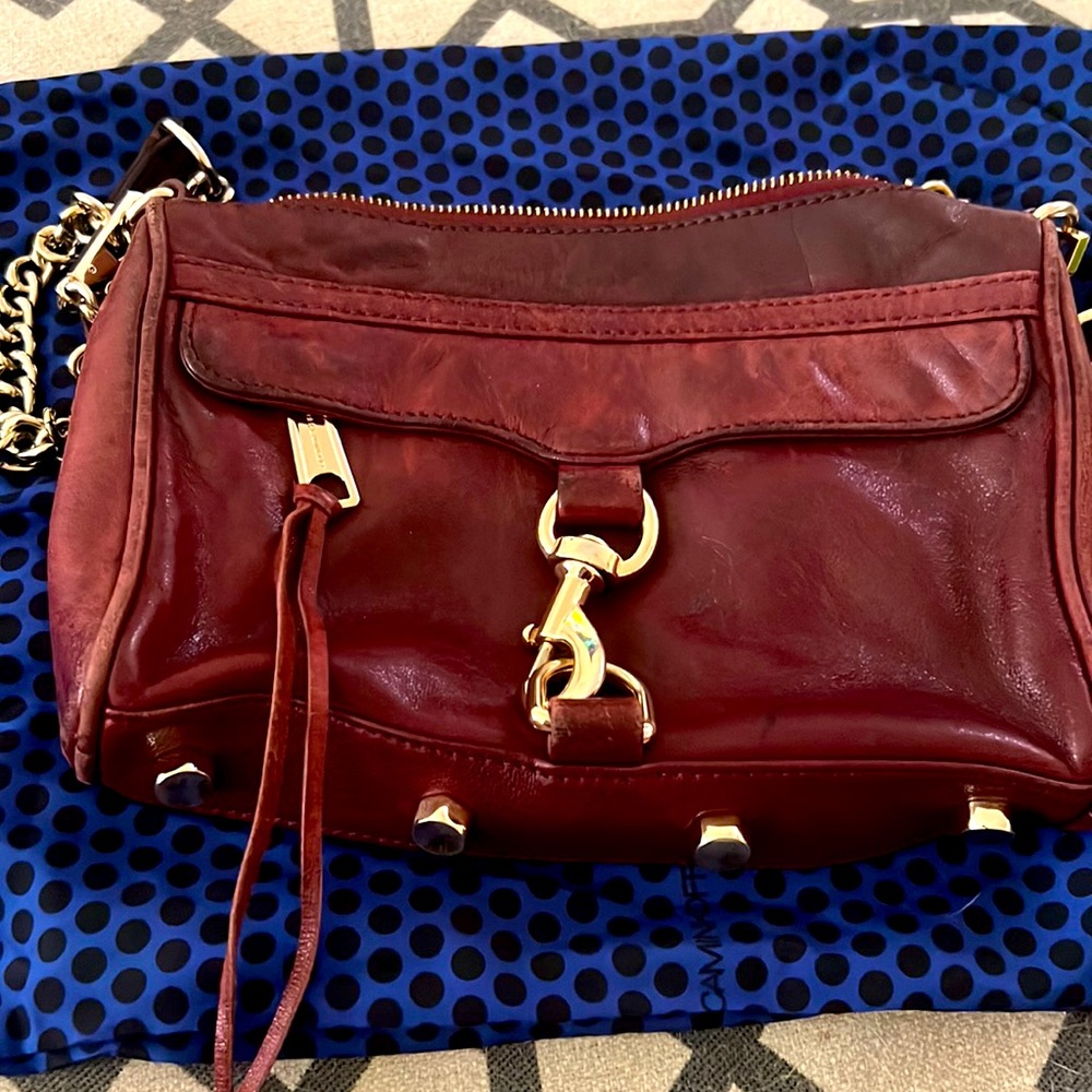 Comfy worn in leather purse